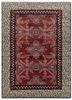 red and orange Malmaison by Peter D'Ascoli red and orange afghan wool hand knotted Rug