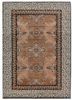 gilded age red and orange afghan wool hand knotted Rug - HeadShot gilded age red and orange afghan wool hand knotted Rug - HeadShot
