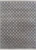 inde rose grey and black wool and silk hand knotted Rug - HeadShot inde rose grey and black wool and silk hand knotted Rug - HeadShot
