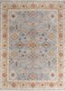 savana blue wool hand knotted Rug - HeadShot savana blue wool hand knotted Rug - HeadShot