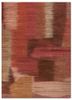  red and orange wool hand knotted Rug