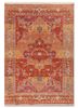 aprezo red and orange wool hand knotted Rug - HeadShot aprezo red and orange wool hand knotted Rug - HeadShot