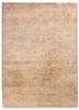 entropy red and orange wool and silk hand knotted Rug - HeadShot entropy red and orange wool and silk hand knotted Rug - HeadShot