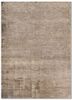 beige and brown beige and brown wool and silk hand knotted Rug