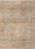 viscaya gold afghan wool and silk hand knotted Rug - HeadShot