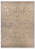 viscaya grey and black afghan wool and silk hand knotted Rug - HeadShot viscaya grey and black afghan wool and silk hand knotted Rug - HeadShot