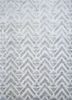 azalea ivory afghan wool and silk hand knotted Rug - HeadShot