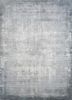 entropy ivory afghan wool and silk hand knotted Rug - HeadShot