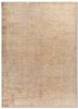 beige and brown beige and brown wool and silk hand knotted Rug