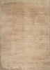 beige and brown beige and brown afghan wool and silk hand knotted Rug
