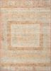 red and orange kani by peter d'ascoli red and orange wool and silk hand knotted Rug