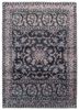 far pavilions grey and black wool and silk hand knotted Rug - HeadShot far pavilions grey and black wool and silk hand knotted Rug - HeadShot