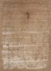 entropy beige and brown wool and bamboo silk hand knotted Rug - HeadShot entropy beige and brown wool and bamboo silk hand knotted Rug - HeadShot