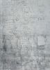 script blue wool and bamboo silk hand knotted Rug - HeadShot