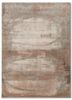 entropy beige and brown wool and bamboo silk hand knotted Rug - HeadShot