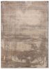 entropy beige and brown wool and bamboo silk hand knotted Rug - HeadShot