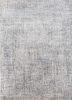 grey and black grey and black wool and bamboo silk hand knotted Rug