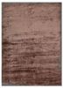  beige and brown wool and bamboo silk hand knotted Rug