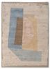 ivory ivory wool and bamboo silk hand knotted Rug