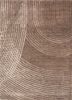 beige and brown beige and brown wool and bamboo silk hand knotted Rug