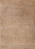 beige and brown beige and brown wool and bamboo silk hand knotted Rug