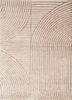 ivory ivory wool and bamboo silk hand knotted Rug