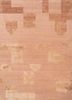 unfold by kavi red and orange wool and bamboo silk hand knotted Rug - HeadShot unfold by kavi red and orange wool and bamboo silk hand knotted Rug - HeadShot