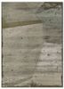 green green wool and bamboo silk hand knotted Rug