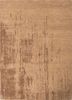 beige and brown beige and brown wool and bamboo silk hand knotted Rug