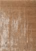 beige and brown beige and brown wool and bamboo silk hand knotted Rug