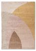 unfold by kavi ivory wool and bamboo silk hand knotted Rug - HeadShot unfold by kavi ivory wool and bamboo silk hand knotted Rug - HeadShot