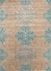 chaos theory by kavi green wool and bamboo silk hand knotted Rug - HeadShot chaos theory by kavi green wool and bamboo silk hand knotted Rug - HeadShot