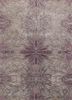 grey and black grey and black wool and bamboo silk hand knotted Rug