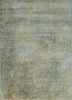 grey and black grey and black wool and bamboo silk hand knotted Rug