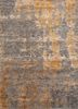 chaos theory by kavi grey and black wool and bamboo silk hand knotted Rug - HeadShot chaos theory by kavi grey and black wool and bamboo silk hand knotted Rug - HeadShot