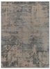 grey and black grey and black wool and bamboo silk hand knotted Rug