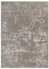 grey and black grey and black wool and bamboo silk hand knotted Rug
