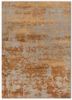 beige and brown beige and brown wool and bamboo silk hand knotted Rug