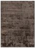 grey and black grey and black wool and bamboo silk hand knotted Rug