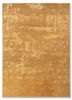 gold gold wool and bamboo silk hand knotted Rug