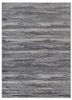 grey and black grey and black wool and bamboo silk hand knotted Rug