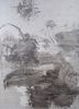 chaos theory by kavi ivory wool and bamboo silk hand knotted Rug - HeadShot