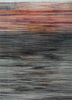 chaos theory by kavi grey and black wool and bamboo silk hand knotted Rug - HeadShot chaos theory by kavi grey and black wool and bamboo silk hand knotted Rug - HeadShot