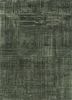 green green wool and bamboo silk hand knotted Rug