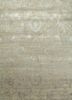 grey and black grey and black wool and bamboo silk hand knotted Rug