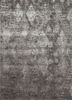 grey and black grey and black hand knotted Rug