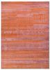 aprezo red and orange wool and bamboo silk hand knotted Rug - HeadShot aprezo red and orange wool and bamboo silk hand knotted Rug - HeadShot