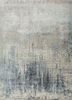 grey and black grey and black wool and bamboo silk hand knotted Rug