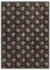 gilded age grey and black wool and bamboo silk hand knotted Rug - HeadShot gilded age grey and black wool and bamboo silk hand knotted Rug - HeadShot
