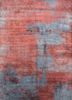 afterglow by kavi red and orange wool and bamboo silk hand knotted Rug - HeadShot afterglow by kavi red and orange wool and bamboo silk hand knotted Rug - HeadShot